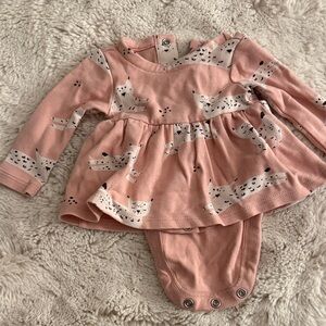 Tea Collection Adorable Pink leopard Print Kids Pajamas